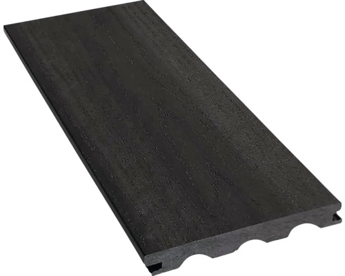 Terasové prkno WPC Country Anthracite 161x21 mm plný profil, délka na přání 1-6 m Terasa z dřevoplastu