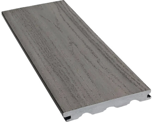 Terasové prkno WPC Country Light Grey 161x21 mm plný profil, délka na přání 1-6 m Terasa z dřevěného kompozitního materiálu