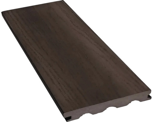 Terasové prkno WPC Country Palisandr 161x21 mm plný profil, délka na přání 1-6 m Terasa z dřevoplastu