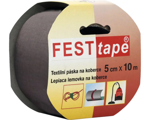 Kobercová páska FEST tape textilní šedá 50mm x 10m