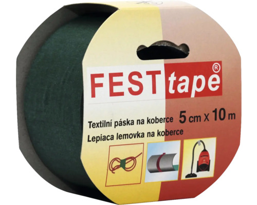 Kobercová páska FEST tape textilní zelená 50mm x 10m