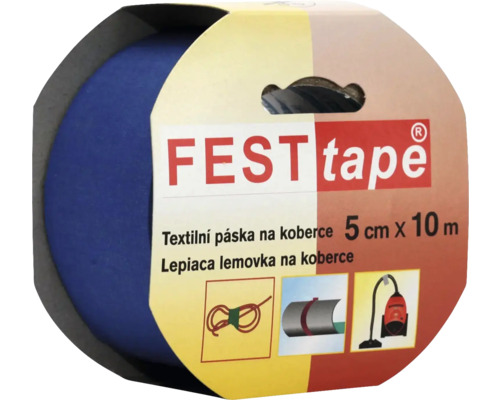 Kobercová páska FEST tape textilní modrá 50mm x 10m