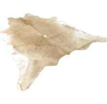 Pravá býčí kůže dekorativní béžová 2-3 m2, ca.190-210 cm