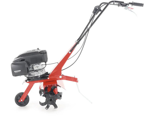 Motorová kypřič s kolečky a nastavitelnou rukojetí