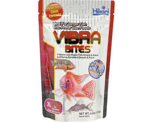 Krmivo pro ryby Hikari Vibra Bites XL 125 g