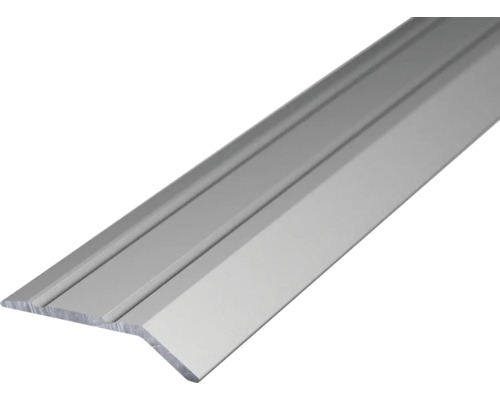 Přechodový samolepicí profil stříbrný 30 x 5 mm, 1 m Hliníkový profil hrany schodu