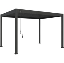 Volně stojící pergola s klikovým mechanismem pro zahradu