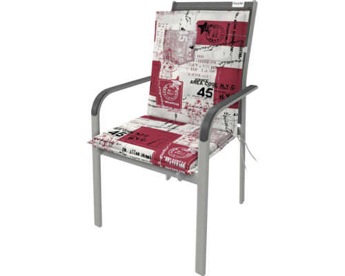 Zahradní židle s poduškami v patchworkovém designu