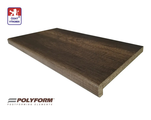 Parapet vnitřní na míru Polyform 150 x 500 - 3999 mm Dub tmavý