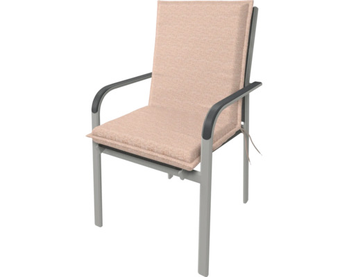 Zahradní židle s područkami a polstrovanými sedáky a opěradly