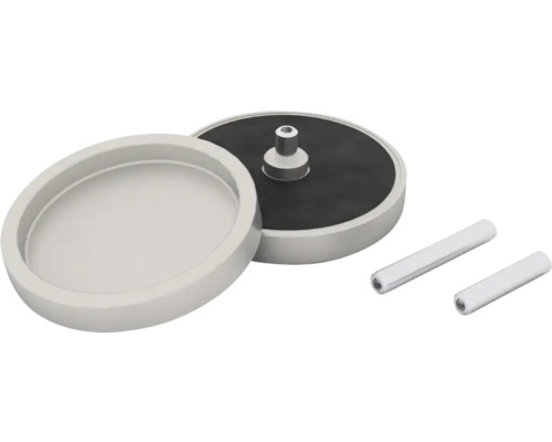 Příslušenství leštičky s lešticím talířem, krytem a montážními díly