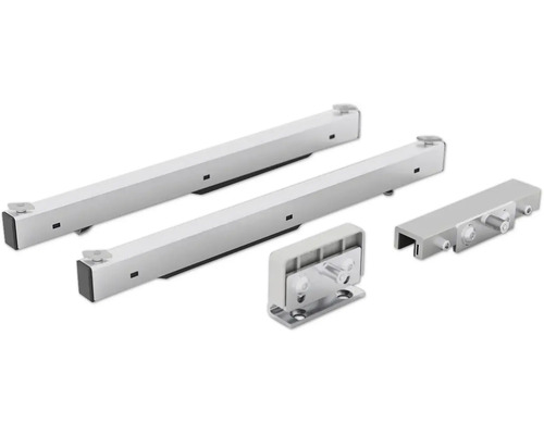 Sada posuvného kování dveří s upevňovacím materiálem pro posuvné dveře