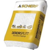 Pytel okrasné drti z mramoru, matně bílá, zrnitost 4-8 mm, 25 kg