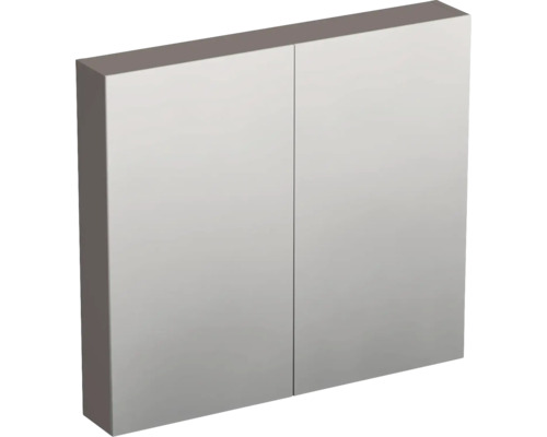 Zrcadlová skříňka bez osvětlení Jungborn TRENTA 80 x 14,4 x 72 cm světle hnědá Zrcadlová skříňka se dvěma dvířky do koupelny