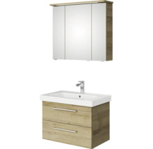 Koupelnová sestava Pelipal Sunline 105 Block dub 80 cm SET-107-117