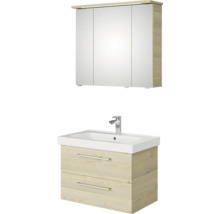 Koupelnová sestava Pelipal Sunline 105 Block dub 80 cm SET-107-118