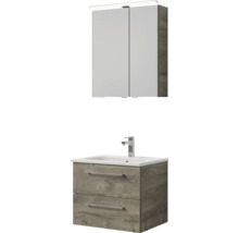 Koupelnová sestava Pelipal Sunline 121 Block dub 61 cm SET-121-153