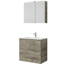 Koupelnová sestava Pelipal Sunline 121 Block dub 81 cm SET-121-168