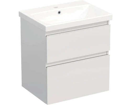 Koupelnová skříňka s umyvadlem Jungborn TRENTA 60 cm bílá lesklá