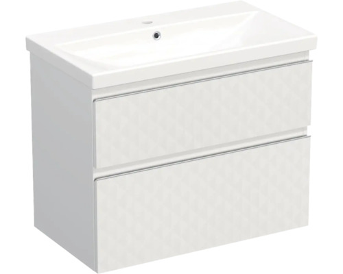 Koupelnová skříňka s umyvadlem Jungborn TRENTA 80 cm bílá