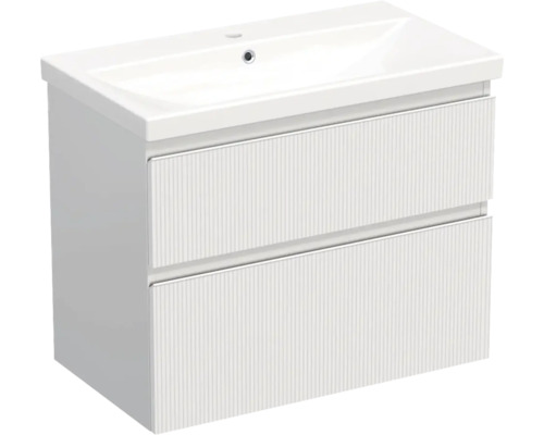 Koupelnová skříňka s umyvadlem Jungborn TRENTA 80 cm bílá
