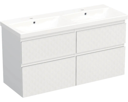 Koupelnová skříňka s umyvadlem Jungborn TRENTA 120 cm bílá
