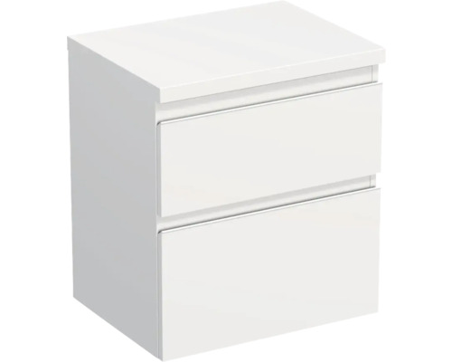 Koupelnová skříňka pod umyvadlo Jungborn TRENTA bílá matná 56,7 x 64,6 x 44,5 cm