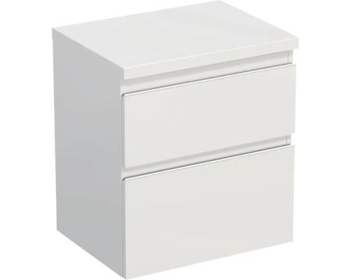 Koupelnová skříňka pod umyvadlo Jungborn TRENTA bílá lesklá 56,7 x 64,6 x 44,5 cm