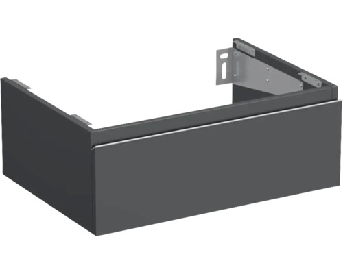 Koupelnová skříňka pod umyvadlo Jungborn TRENTA antracit matný 70 x 26 x 49,8 cm Skříňka pod umyvadlo pro design koupelny