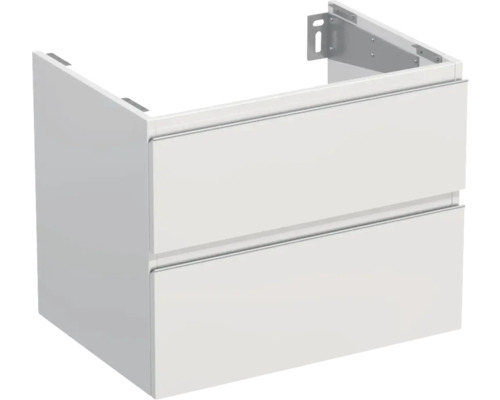 Koupelnová skříňka pod umyvadlo Jungborn TRENTA bílá matná 70 x 56 x 49,8 cm Skříňka pod umyvadlo se dvěma zásuvkami