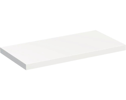 Deska pod umyvadlo na míru Jungborn TRENTA bílá lesklá délka 60 cm až 250 cm x 5,02 cm