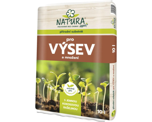 Výsevní substrát NATURA pro výsev a množení 10 l