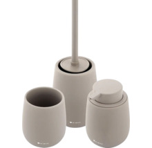 Sada koupelnových doplňků Nimco s dávkovačem mýdla, kelímkem a WC štětkou