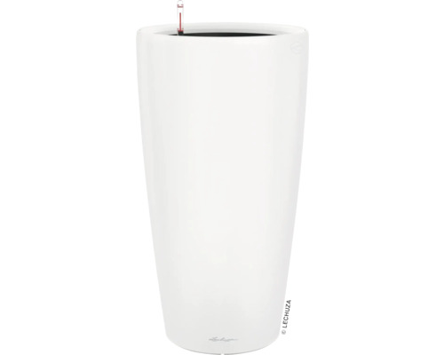 Vysoký plastový květináč s ukazatelem hladiny vody