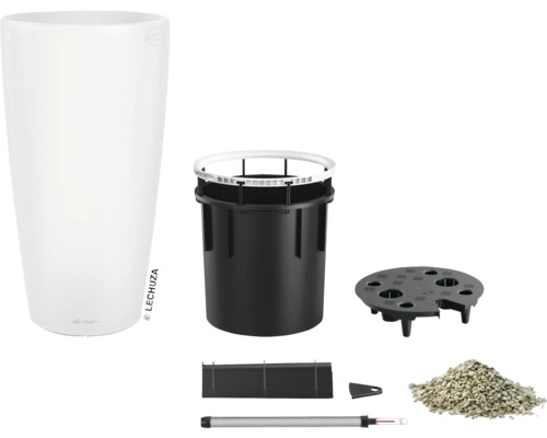 Květináč Lechuza Classico se zavlažovacím systémem a příslušenstvím