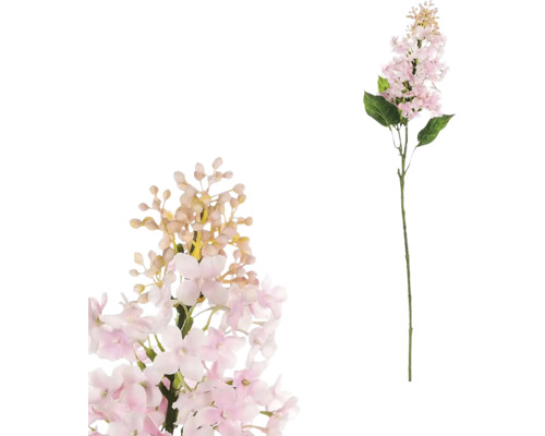 Umělá květina šeřík 63 cm růžová