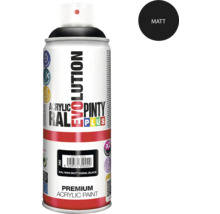 Barva ve spreji PINTYPLUS EVO 400ml RAL9004 mat signální černá