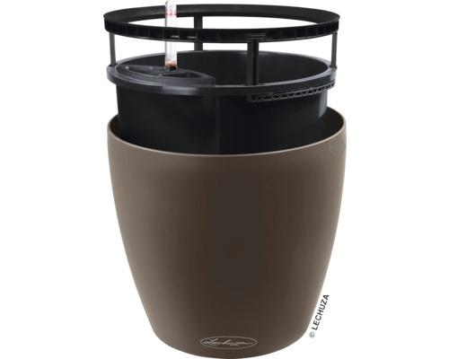 Květináč se zavlažovacím systémem a ukazatelem hladiny vody