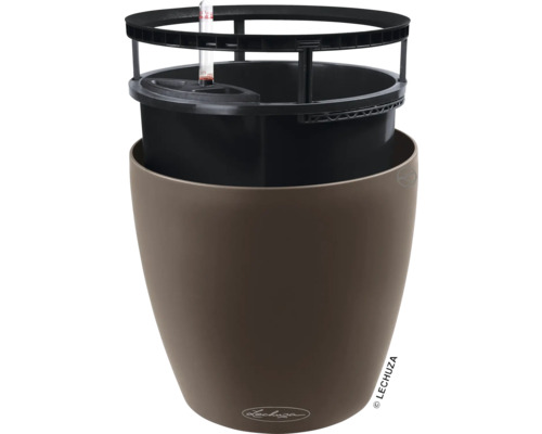 Květináč se zavlažovacím systémem a ukazatelem hladiny vody