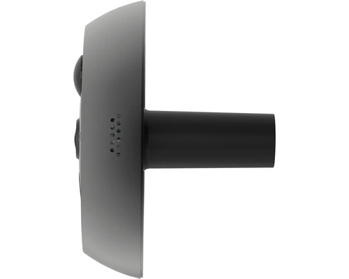 Boční pohled na řídicí jednotku chytré domácnosti s upevňovací tyčí