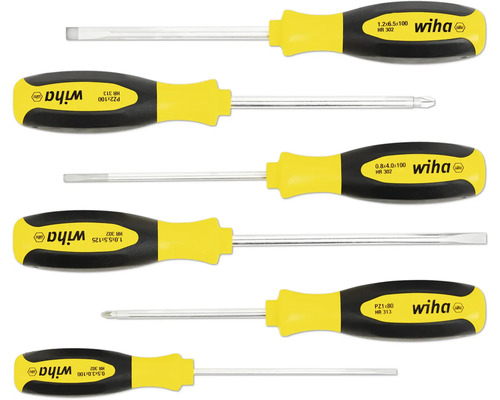 Sada šroubováků Wiha s plochým a pozidriv profilem, 6dílná