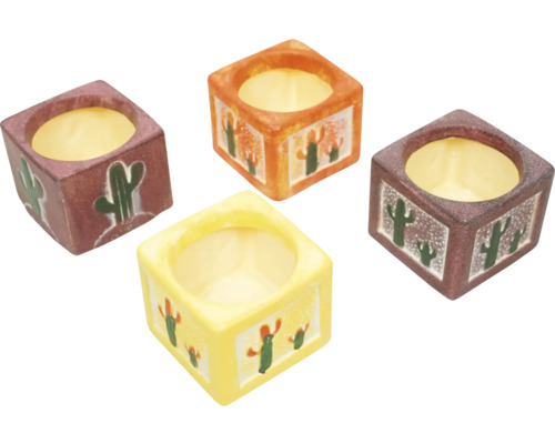 Obal na květináč keramický KAKTUS Ø 12 x 8,5 cm 1 ks, různé druhy