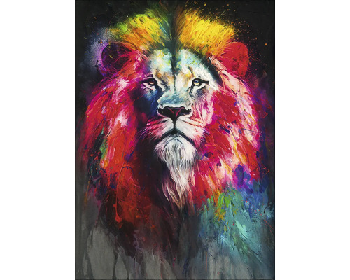 Originál obraz Lion Head 50x70 cm