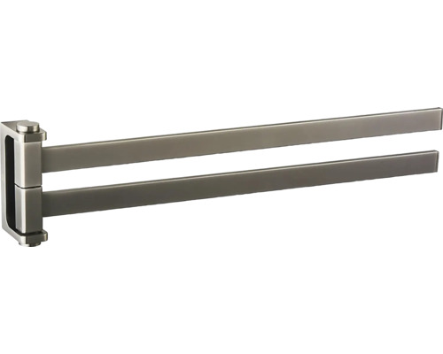 Držák na osušku RAV Slezák NIL - metal grey možnost natáčení NLA0602MG