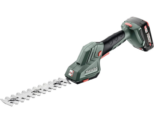 Akumulátorové nůžky na trávu Metabo s kovovými čepelemi