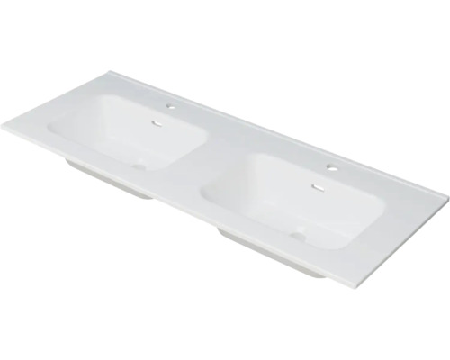 Dvojité umyvadlo z sanitární keramiky