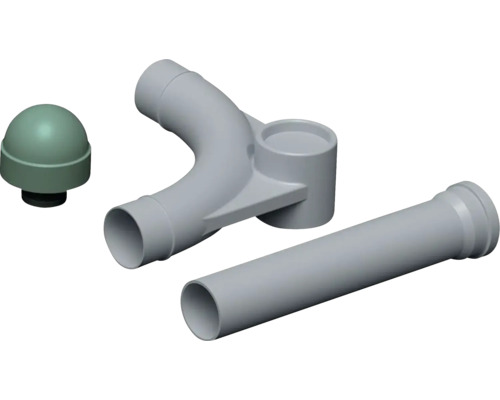 Odvzdušňovací a ukončovací set Waterform Unground Accessories pro podzemní nádrže Odtoková souprava se sifonem a odtokovou trubkou
