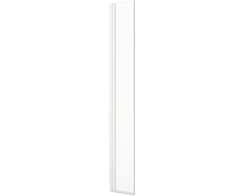 Sprchová zástěna form&style MODENA 30 cm barva rámu bílá dekor skla čiré sklo Bílá boční stěna sprchové stěny