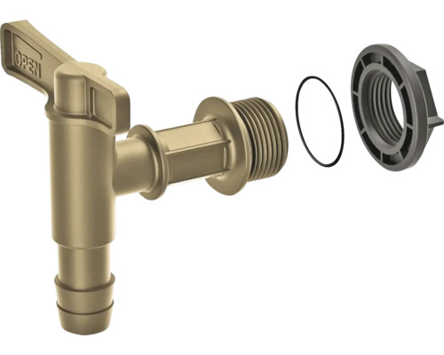 Výpustný ventil pro sudy na vodu Waterform CANTAP 1 plastový zlatý