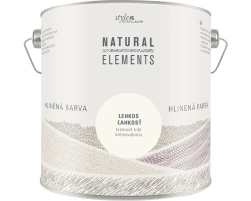 StyleColor NATURAL ELEMENTS jílové barvy bez konzervantů 2,5 l Lehkost